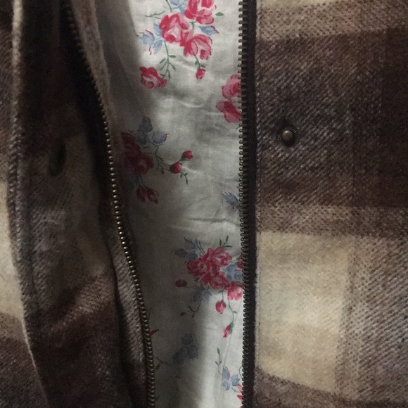 Faux Fur Plaid Jacket - Picture 4 of 7